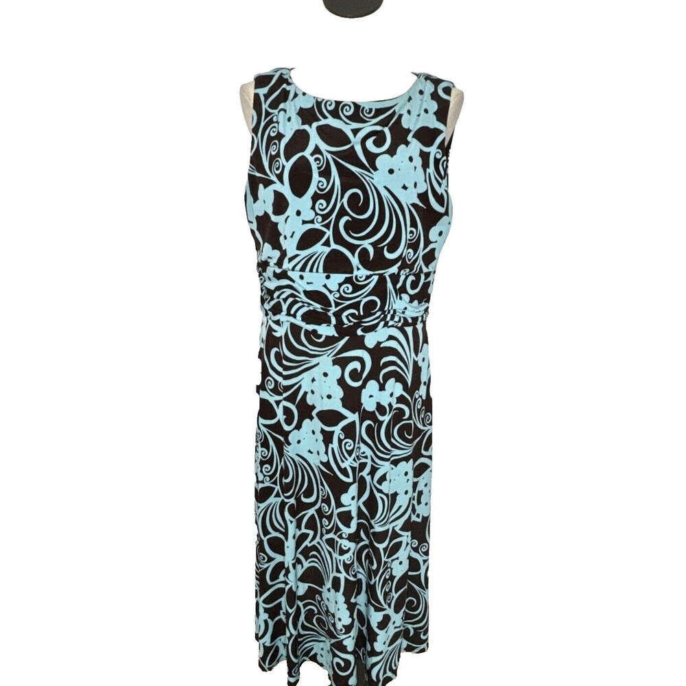 Jessica Howard Women’s Floral Sleeveless Dress 14 Petite